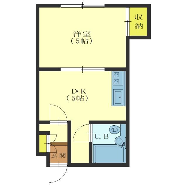 エコーハイツの物件間取画像