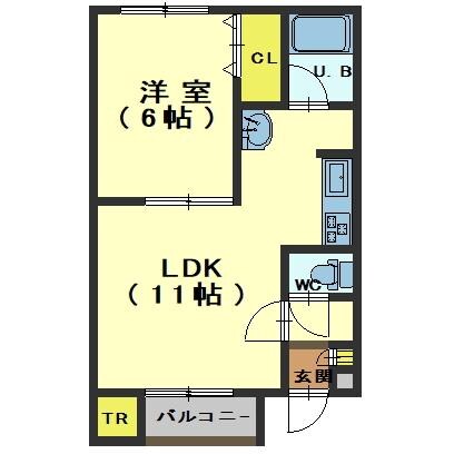 ピアース桔梗の物件間取画像