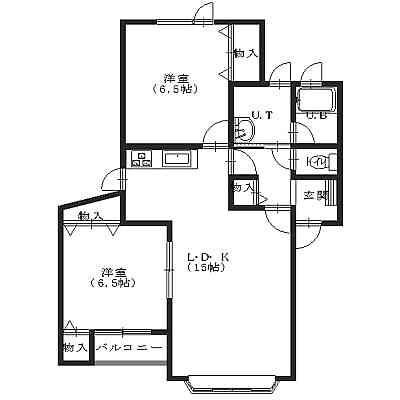 ノースライトⅢの物件間取画像
