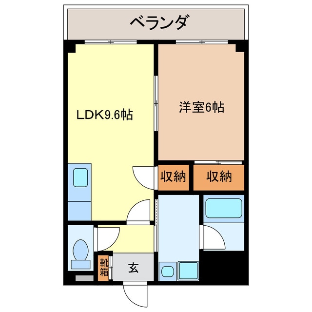 パステルサンライズの物件間取画像