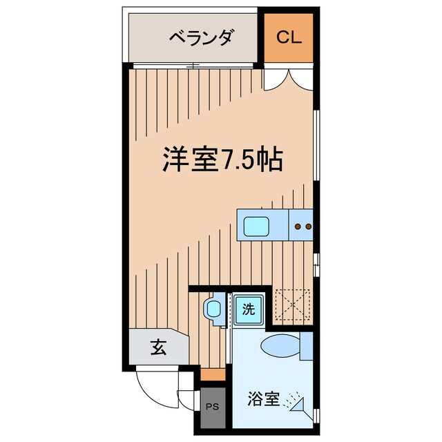 コンフォルト若狭の物件間取画像