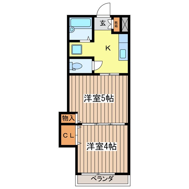 吉耕ハイツの物件間取画像