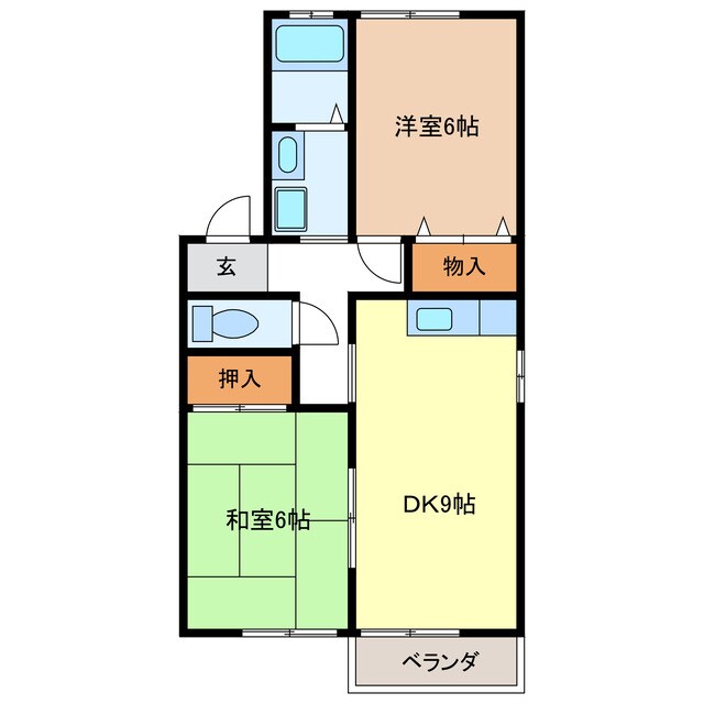 ロイヤルガーデン　Ｂ棟の物件間取画像