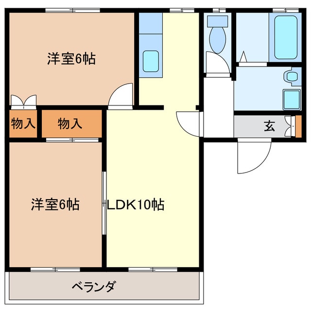 セントラルリバーⅡの物件間取画像