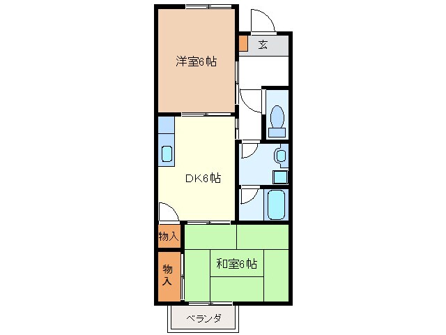 サープラス小向の物件間取画像