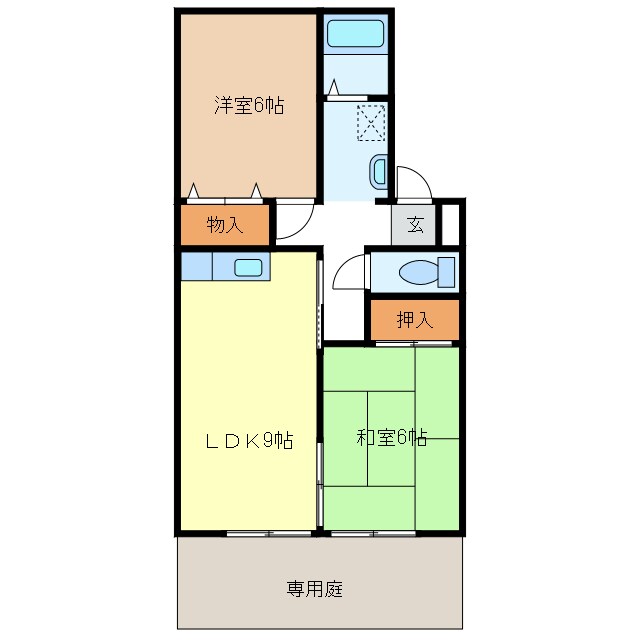 セジュールMONPAⅢ　Ａ･Ｂ･Ｃ棟の物件間取画像