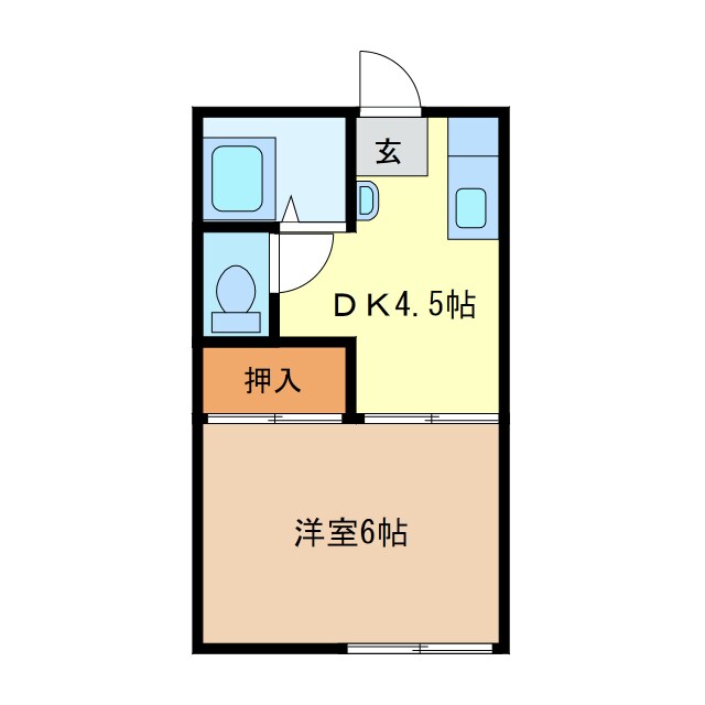 サニーライフ栗真A棟・B棟・Ｄ棟の物件間取画像