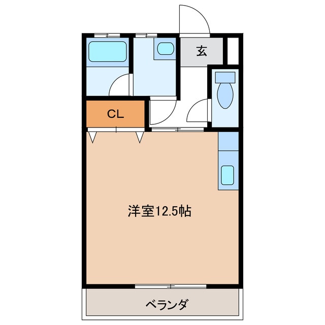 アメニティーコーポの物件間取画像