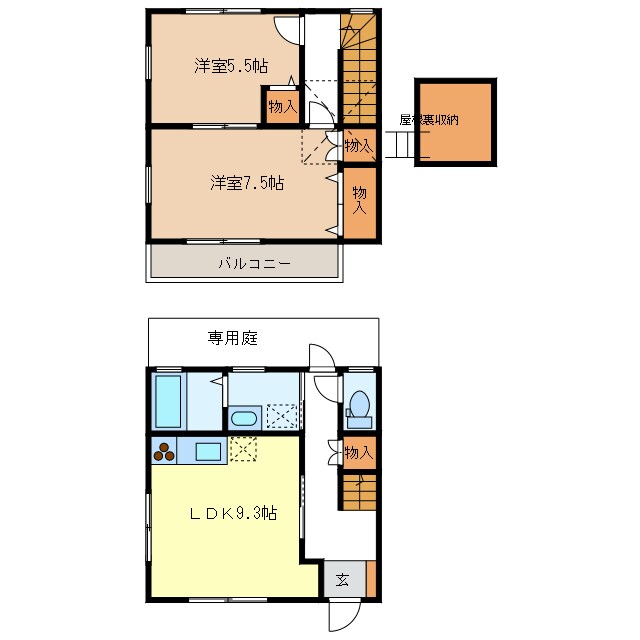 サーラ・マンジェⅡの物件間取画像