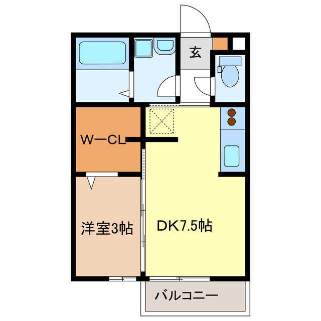 モナリエ栄の物件間取画像