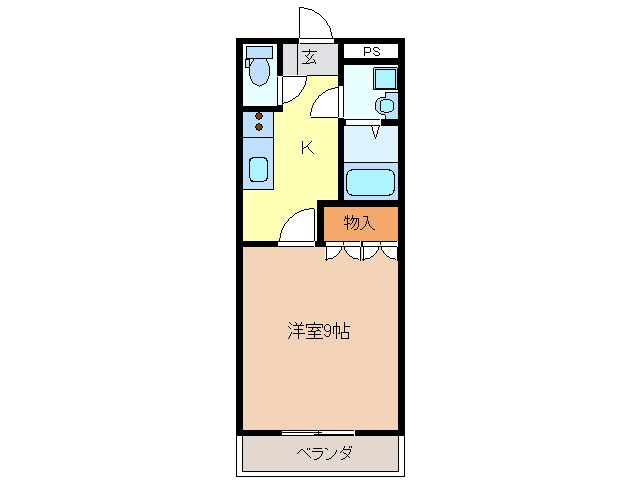 グリーンシャトーの物件間取画像