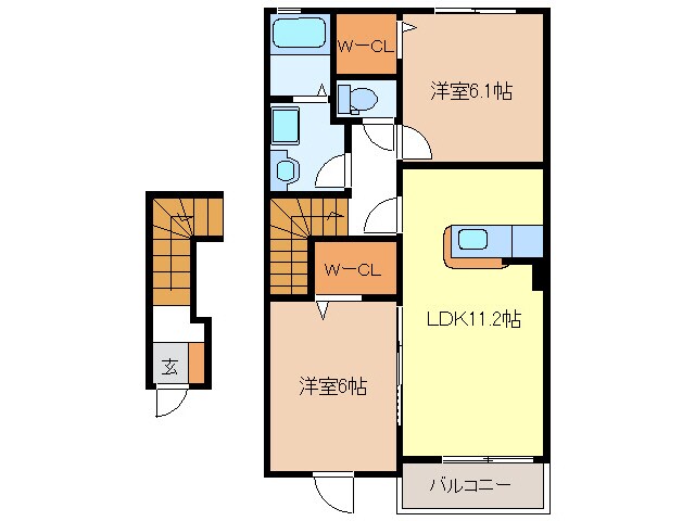 グランドール　AOYAMA　Ａ・Ｂ棟の物件間取画像