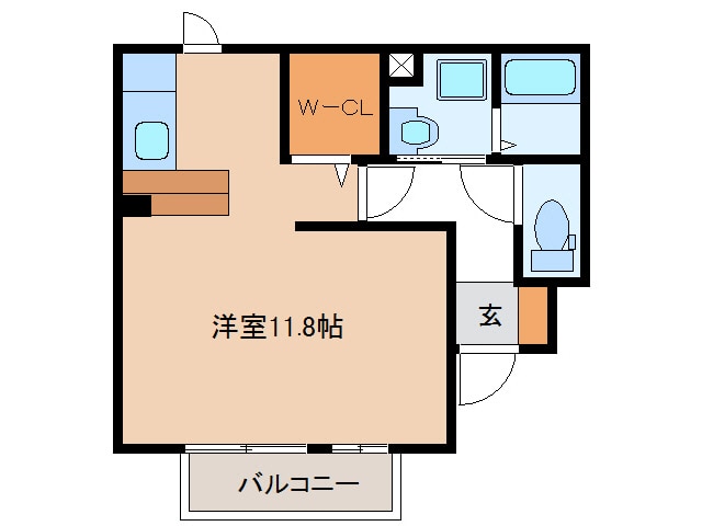 エスポワール高崎の物件間取画像