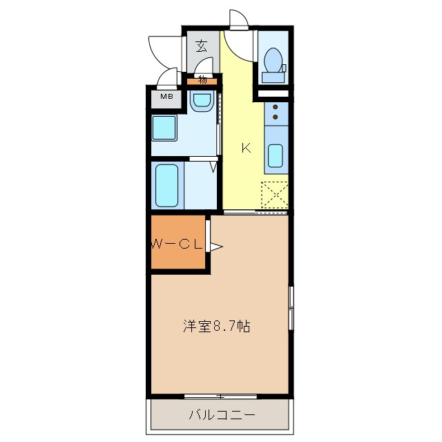 リオンドール栄町の物件間取画像