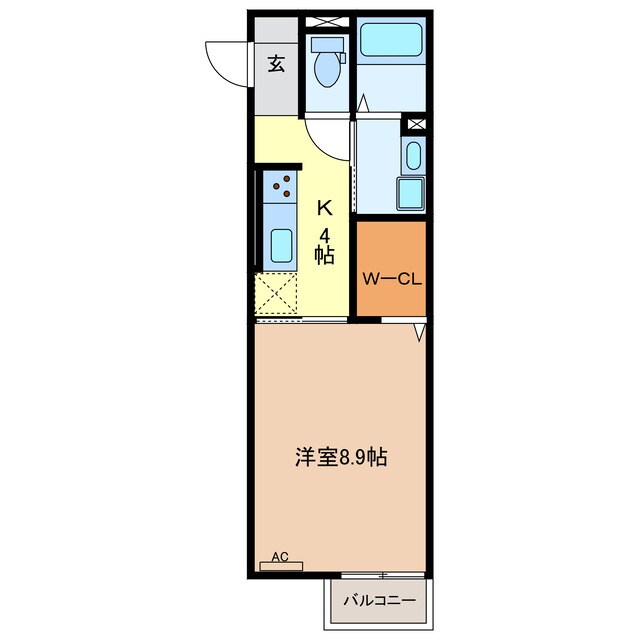 RESIDENCE明神の物件間取画像