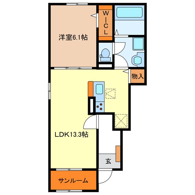 クレメントⅣの物件間取画像