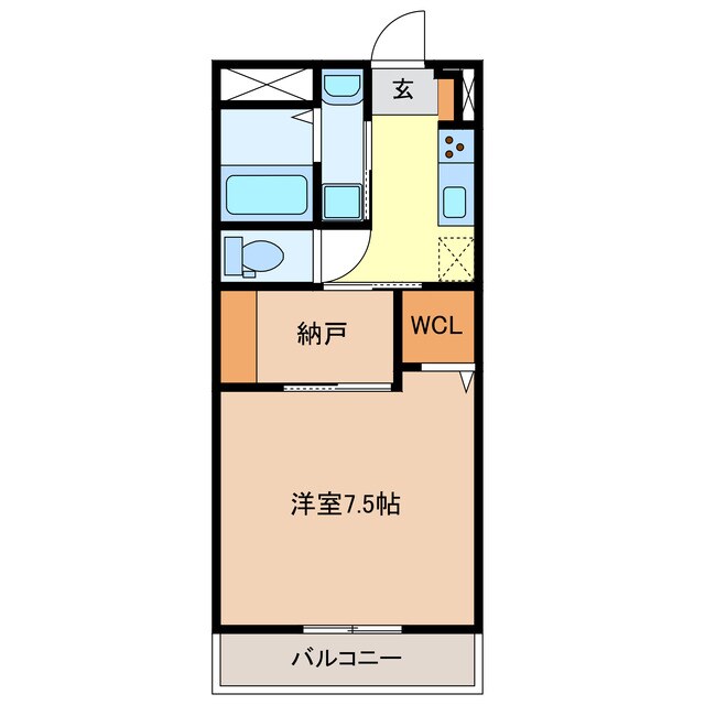 ロイヤルグランコート津の物件間取画像