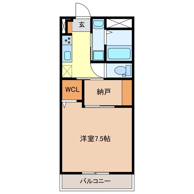 ロイヤルグランコート津の物件間取画像