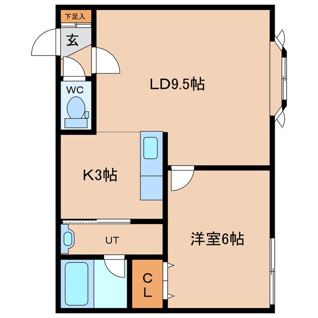 シンフォニー永山 Ａ棟の物件間取画像