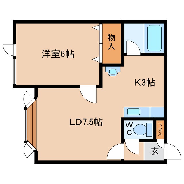 ノーシスＡの物件間取画像