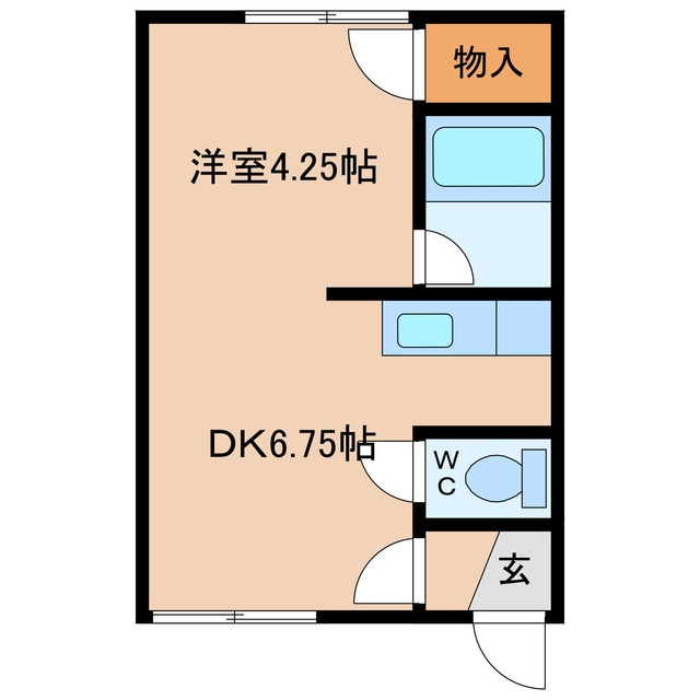 エスコート３１７の物件間取画像