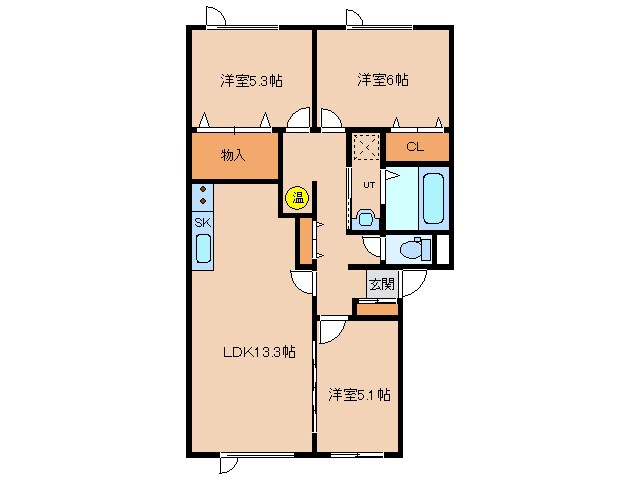 南陽館　Ⅱの物件間取画像