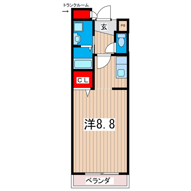 ＣＡＳＡ･ＳＡＫＵＲＡの物件間取画像