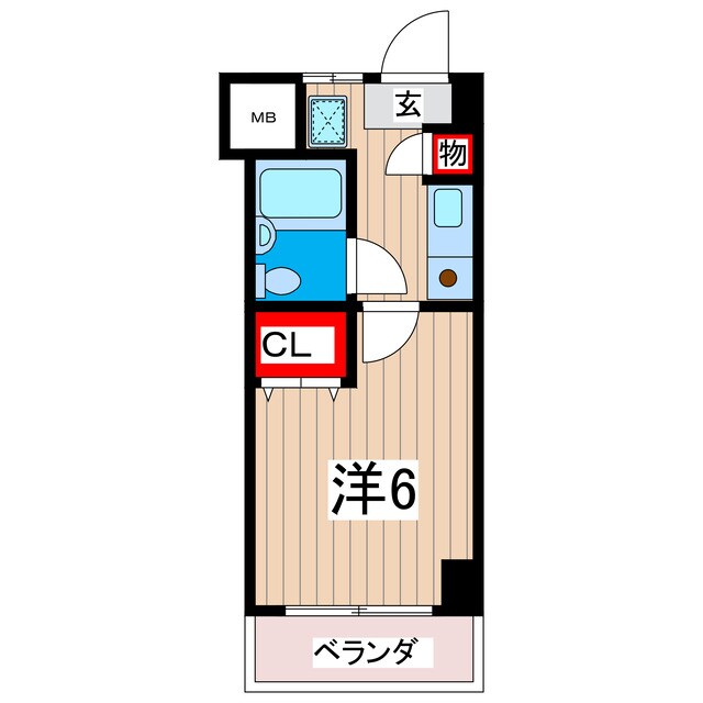 コンフォルト日立の物件間取画像