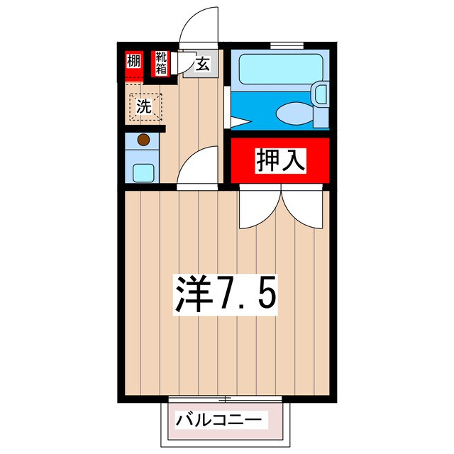 コンフォリア日立の物件間取画像