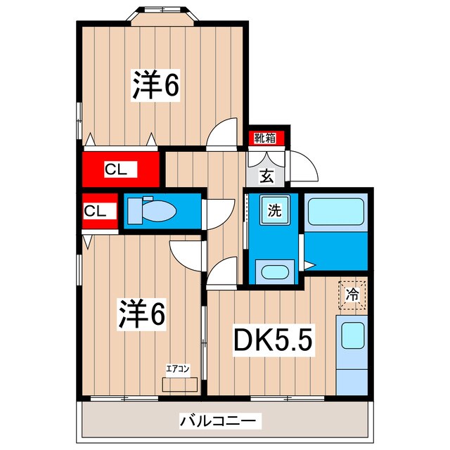 フォーレストハイツの物件間取画像