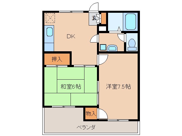 プリエールの物件間取画像