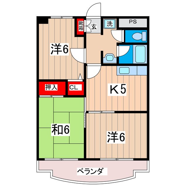 アビタシオン藤田の物件間取画像