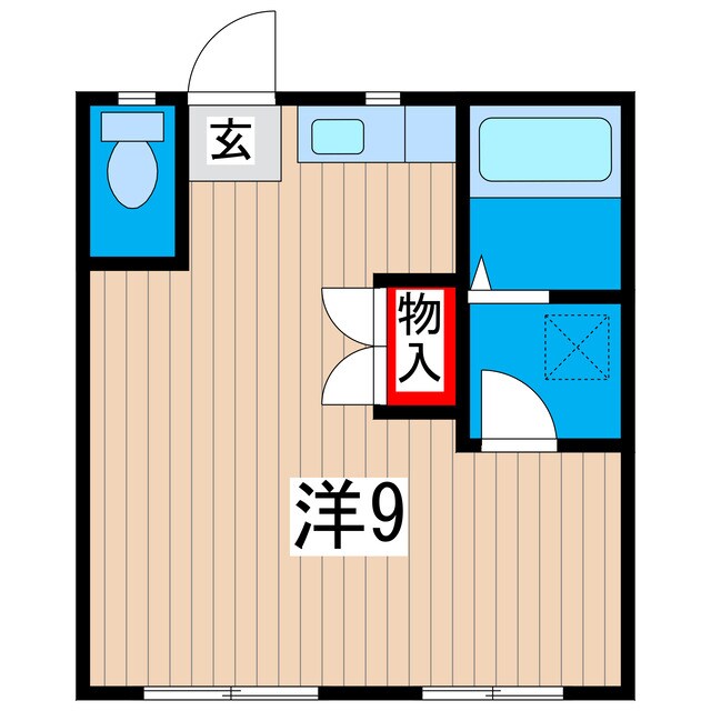 グランイースト磯原の物件間取画像