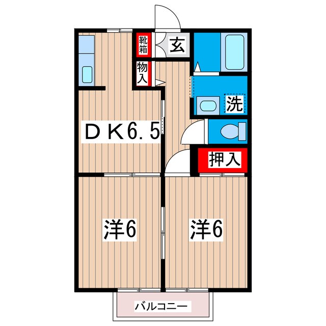 ベルドミールＢの物件間取画像