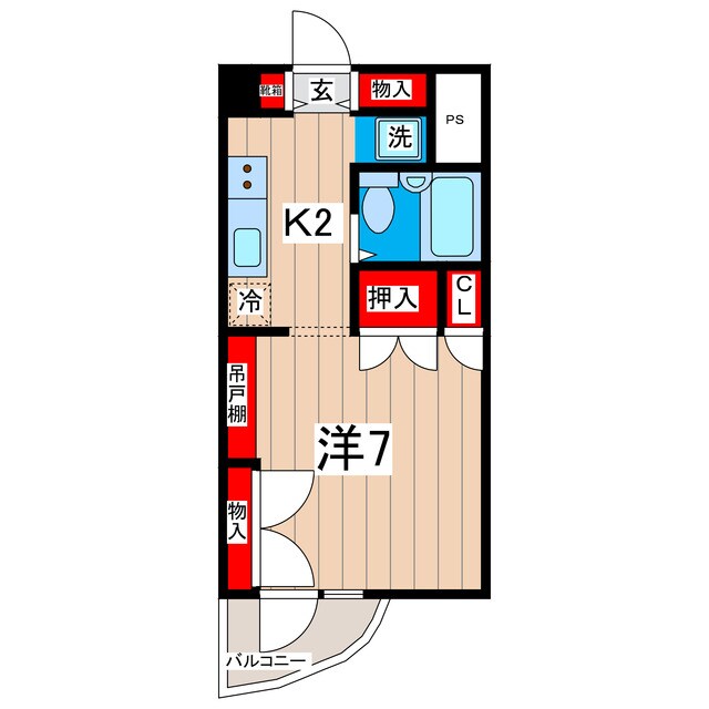 グランメゾン・鮎川の物件間取画像