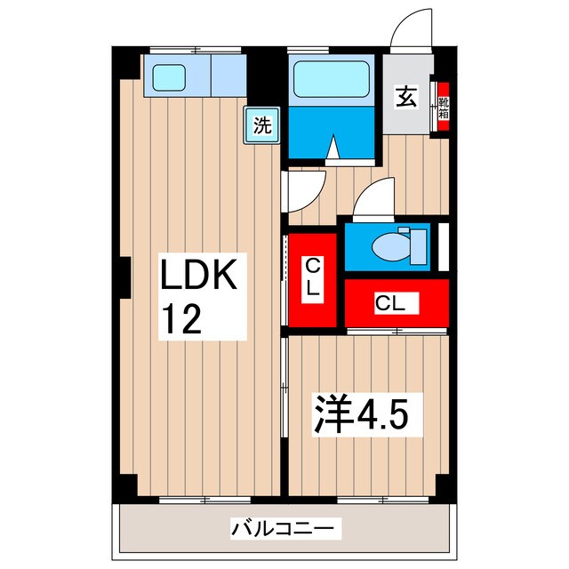 征矢マンションの物件間取画像