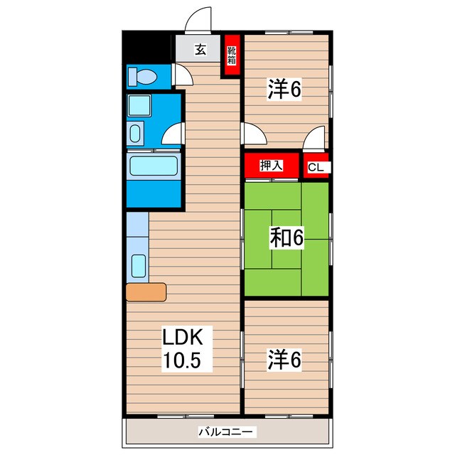 多賀の宮苑の物件間取画像