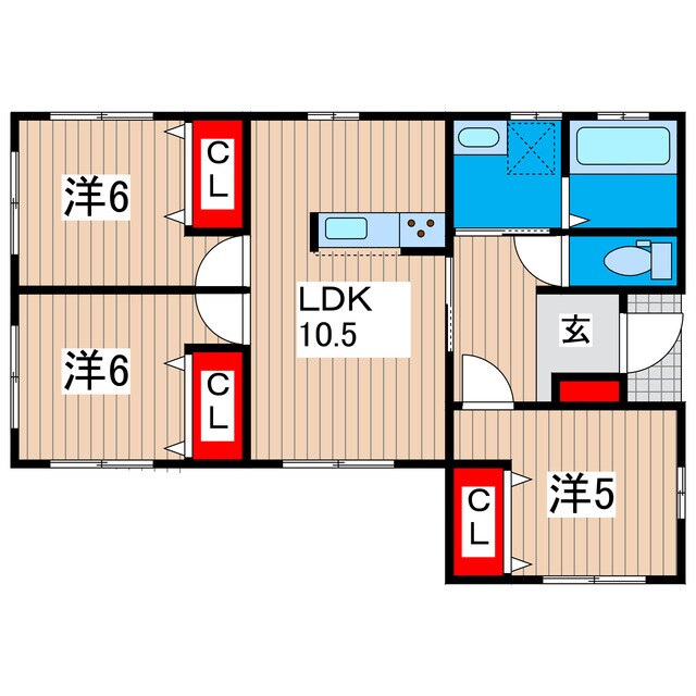 グローリー会瀬の物件間取画像