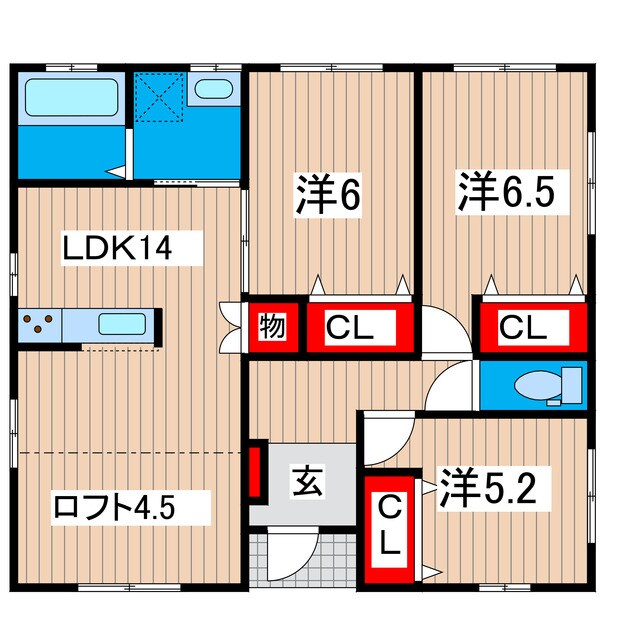 グローリー会瀬の物件間取画像