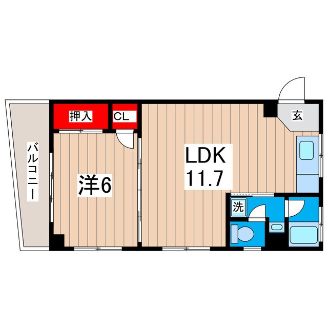 マキビルの物件間取画像