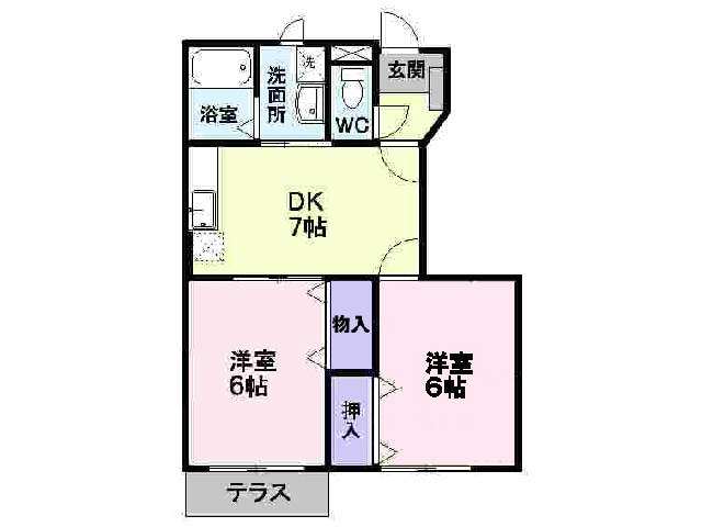 パラッツォＡの物件間取画像