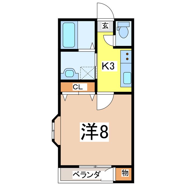 スカイパレスの物件間取画像