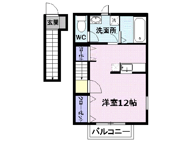 ベルーナ　Ⅱの物件間取画像