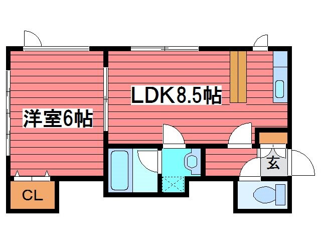 コスタ福住の物件間取画像