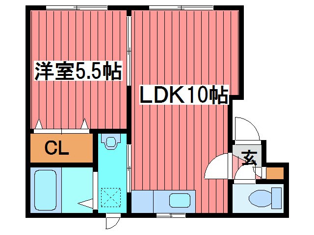 エクセラン月寒中央の物件間取画像