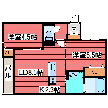 物件間取画像