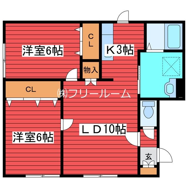 ボヌール福住の物件間取画像