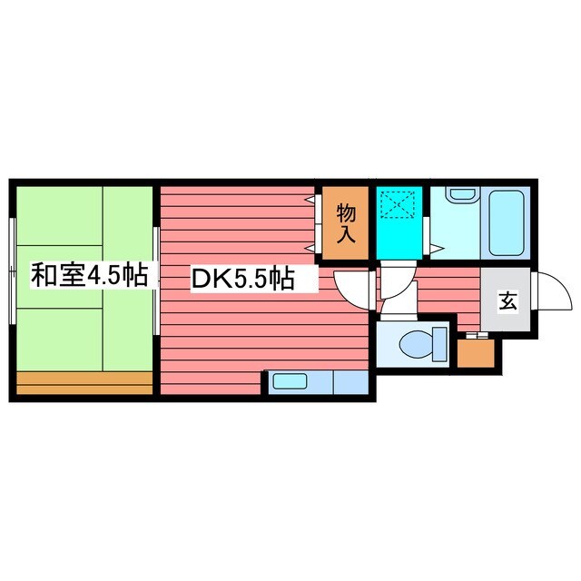 メゾン２２の物件間取画像