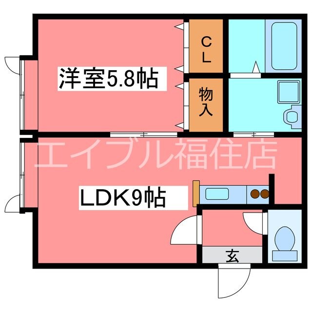 物件間取画像