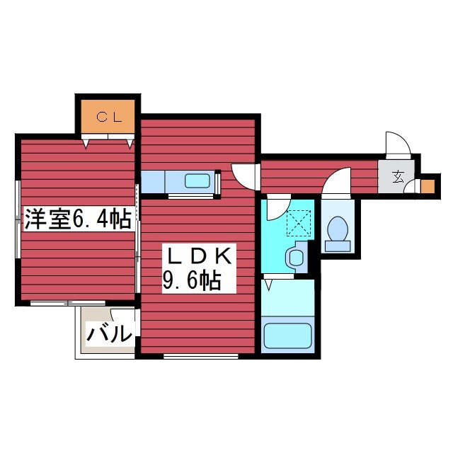 ムーンフェイスの物件間取画像